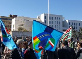 Manifestazione sanità Sulcis